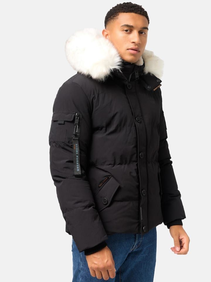 Stone Harbour GrÃ¼ne Winterjacke Mit Fell Herren Winterjacke