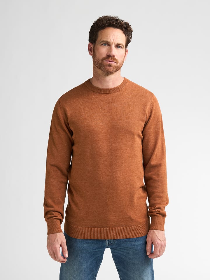 Feinstrickpullover Steamboat in Orange