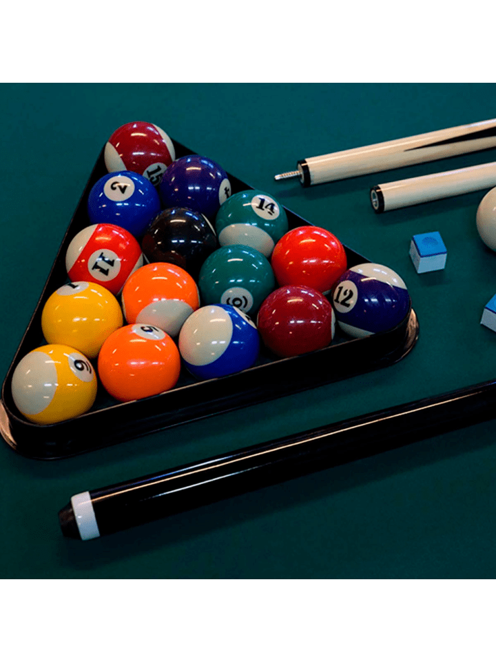 6tlg. Set: Billard Set in Mehrfarbig 77x8x35