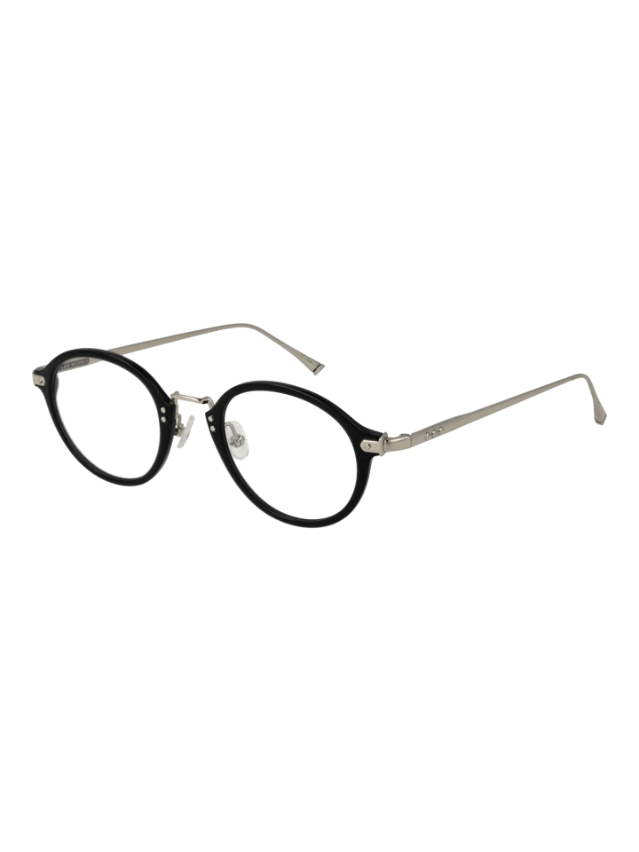 Unisex Optische Fassungen Rund Schwarz