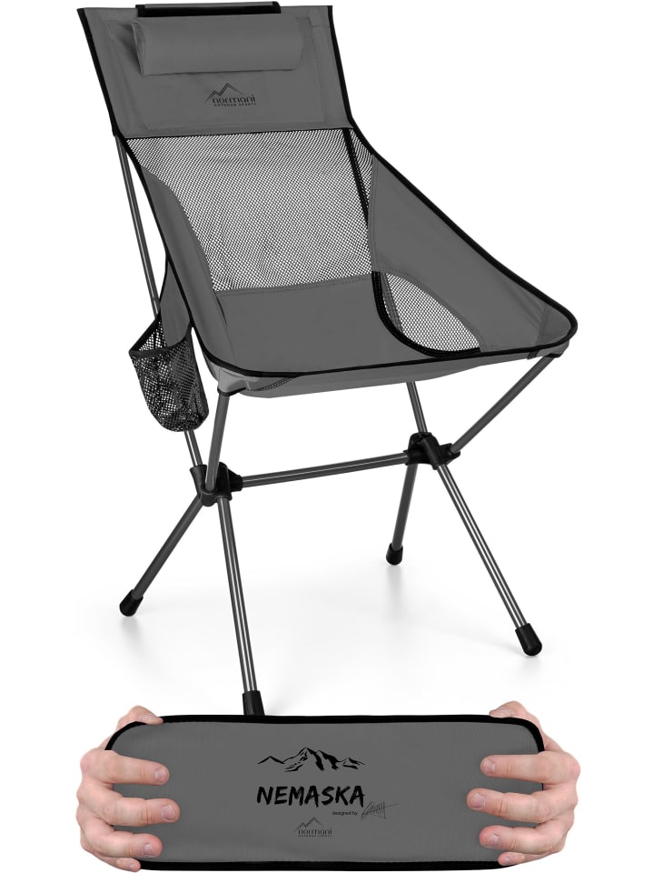 Campingstuhl Nemaska in Grau