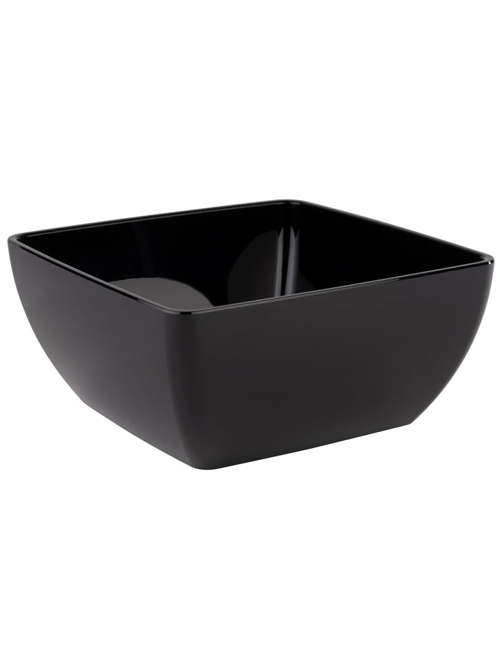 Schale Friendly Bowl in schwarz, 25 x 25, H: 12 cm, 3,8 Liter