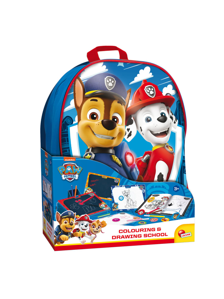 Paw Patrol Mal- und Zeichenschule mit Rucksack in mehrfarbig