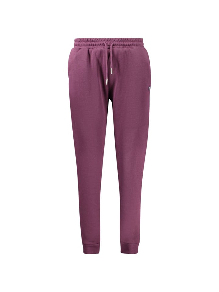 Lila Baumwolle Damen Hose