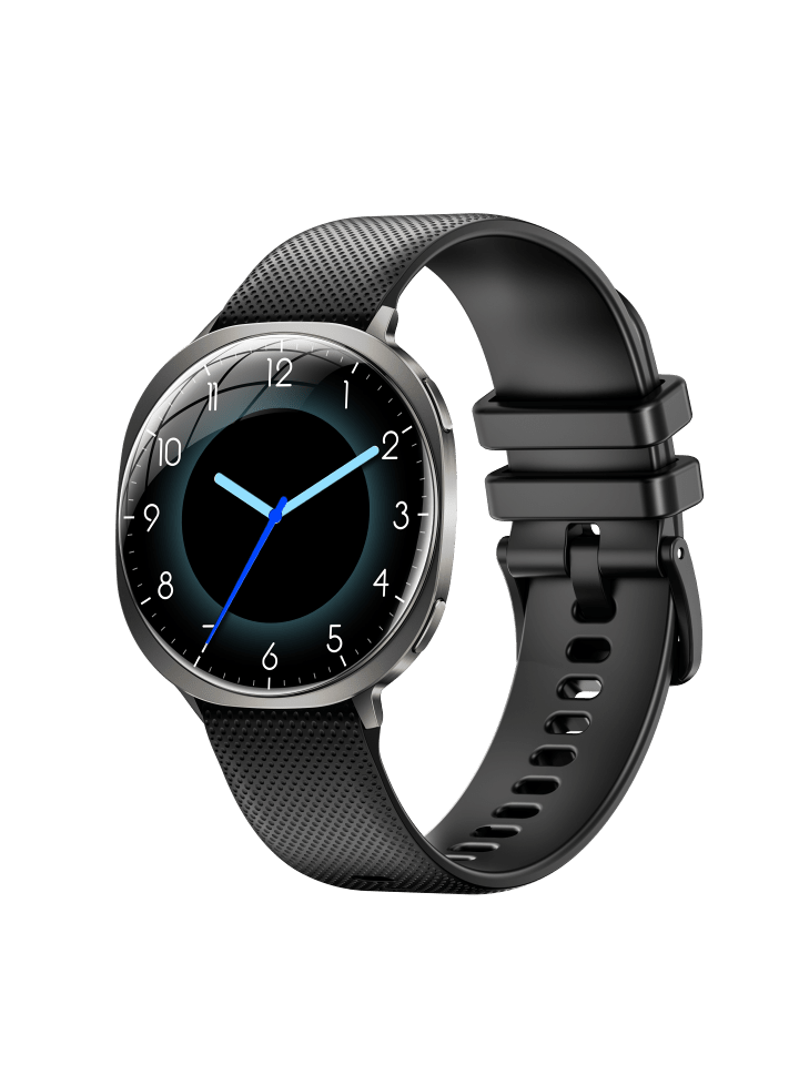 Smartwatch Bluetooth 5.4, Anrufe, Gesundheitstracking, 100+ Sportmodi in Schwarz