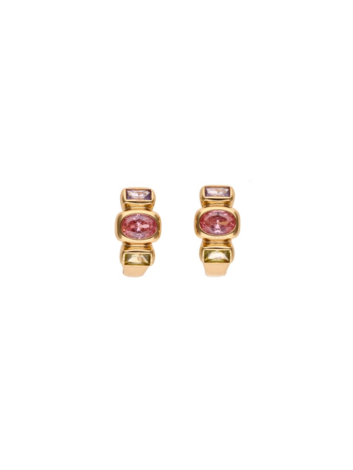 Women Earrings in Rose Gold Pink