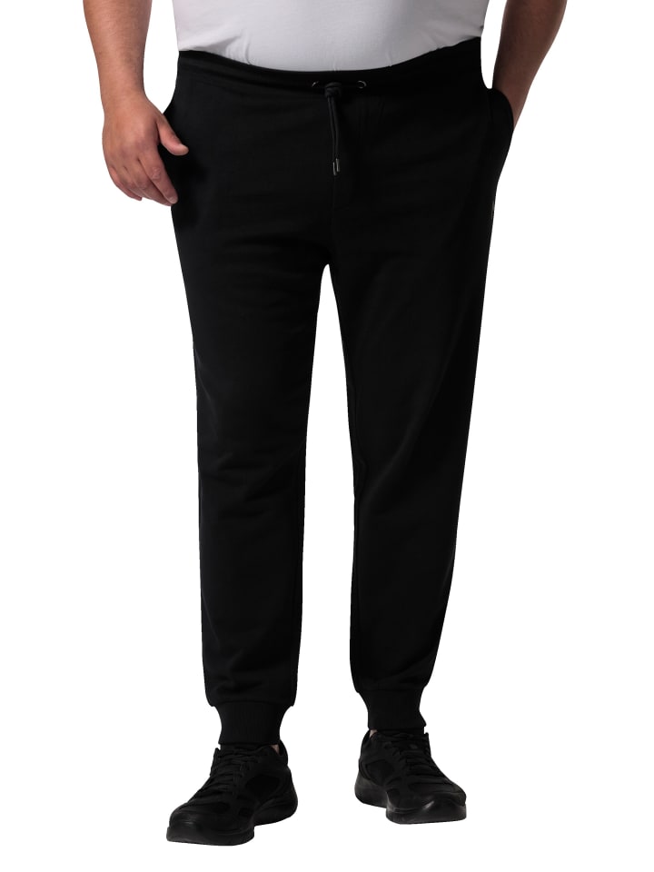 Lange Sweathose in schwarz