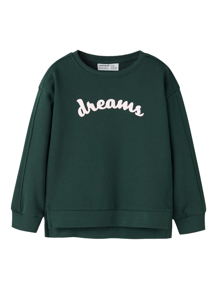 Langarm-Sweatshirt Bio Nmfolinnia in pine grove