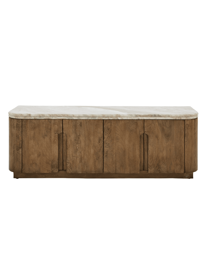 TV-Schrank BUREN in Beige - (W)146  x (H)48  x (L)42 cm