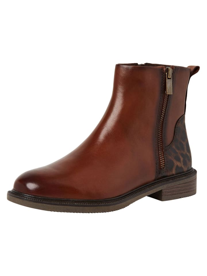 Stiefelette in COGNAC COMB
