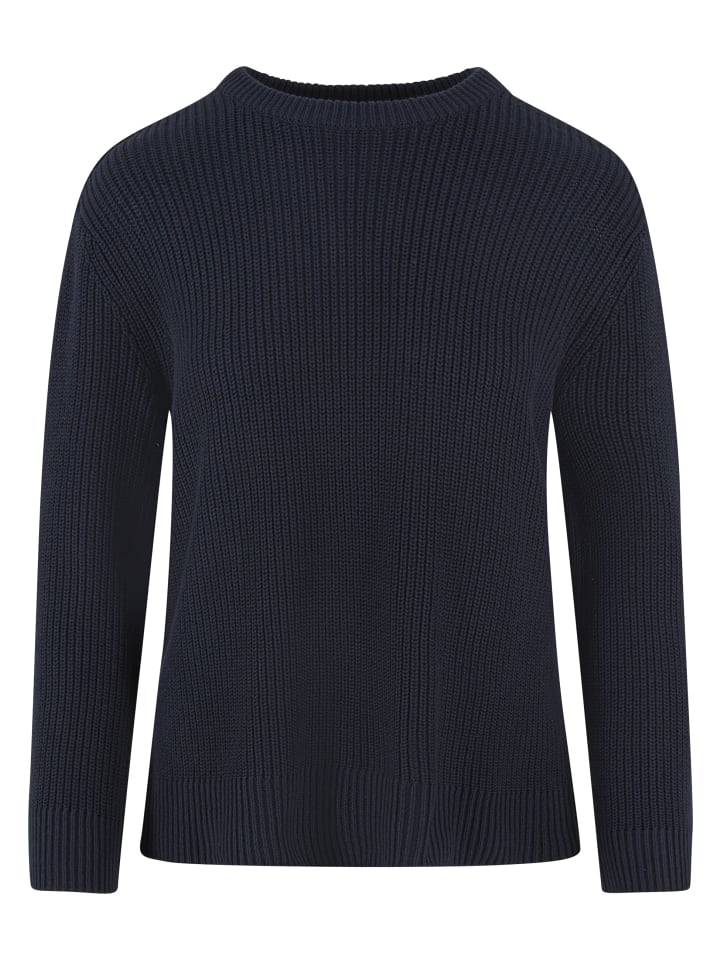Crew Neck Jumper in navy