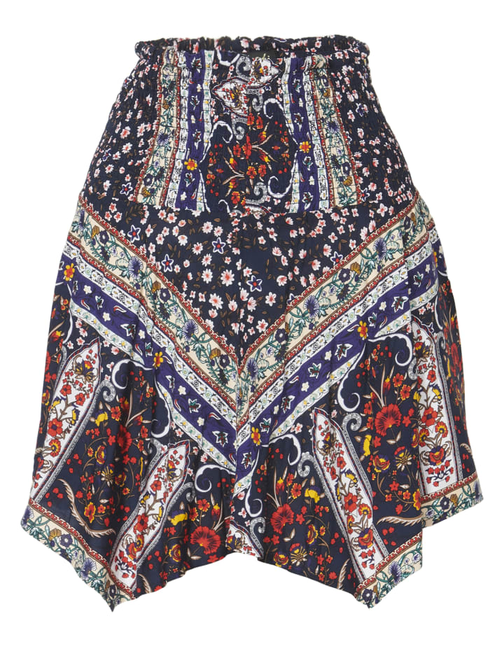 KURZER SKIRT in blau