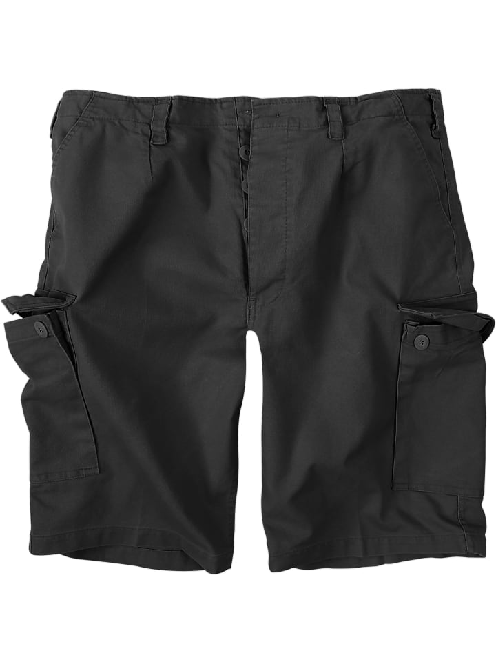 Herren Bermuda Moleskinshorts Dallol in Schwarz