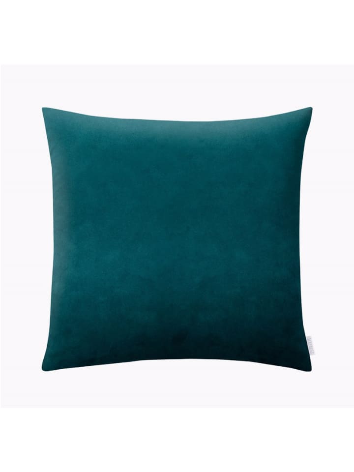 Kissenhülle Velvet in petrol