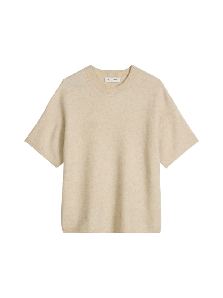 Strickpullover loose in Light Stone Melange