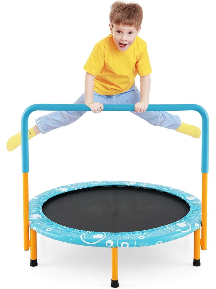 Mini Trampolin in Türkis