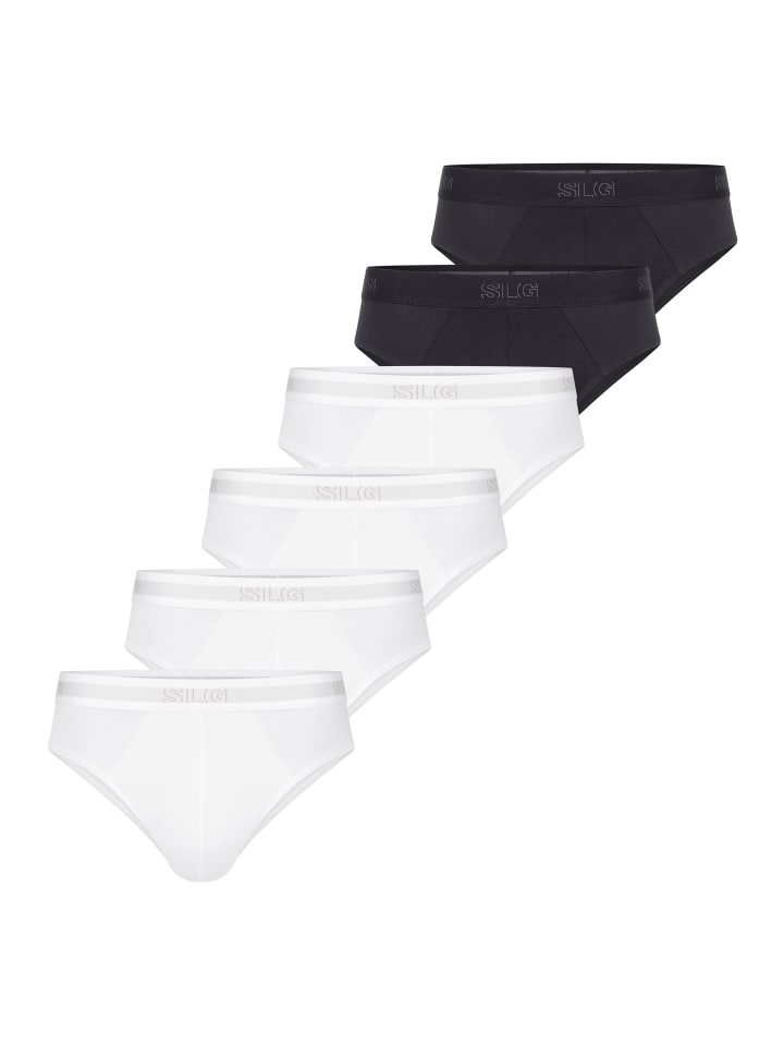 Slip / Unterhose SLG Base in Weiß / schwarz