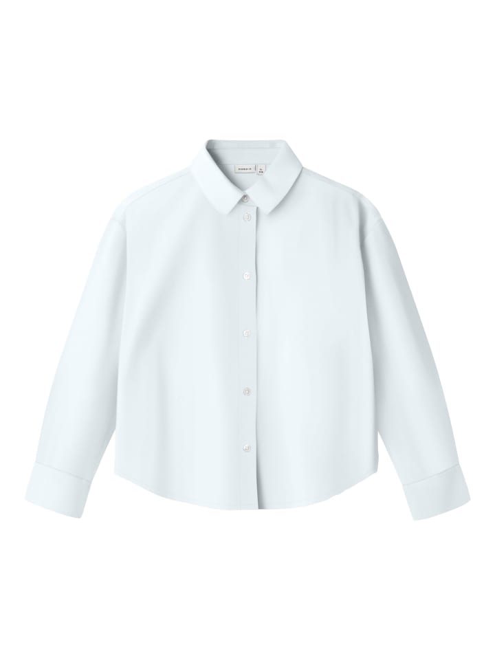 Langarmbluse NKFFEMMA LS SHIRT in bright white