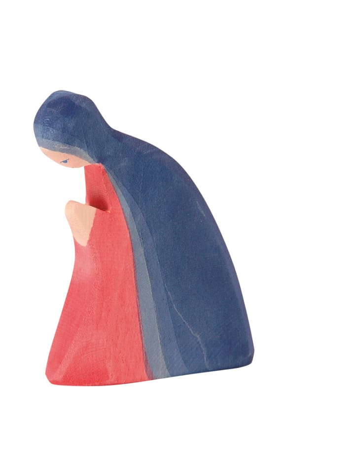 Ostheimer Maria Holzfigur in blau