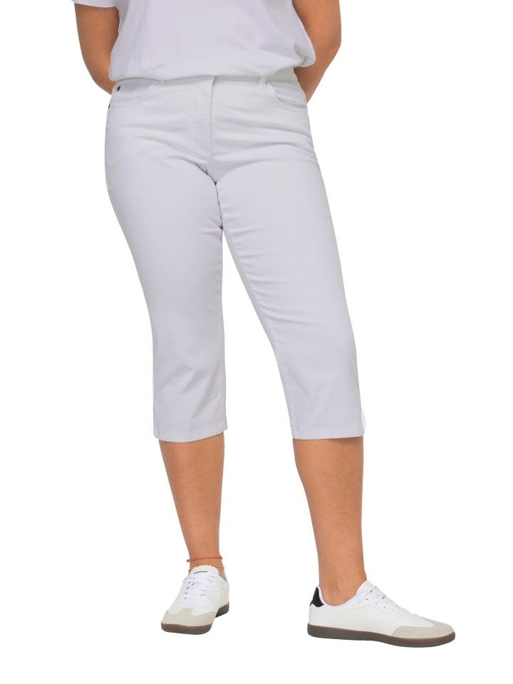 Caprijeans in schneeweiß