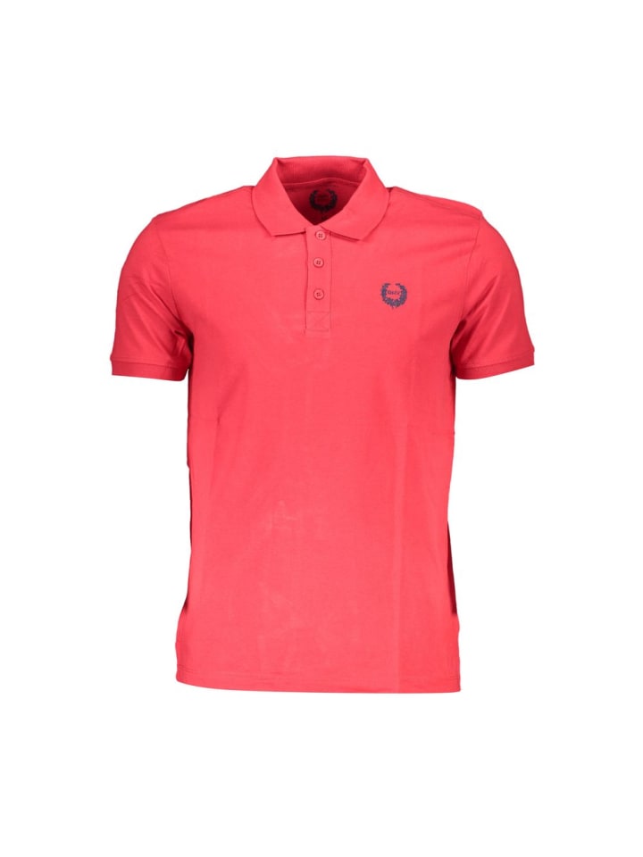 Rot Baumwolle Herren Polo Hemd