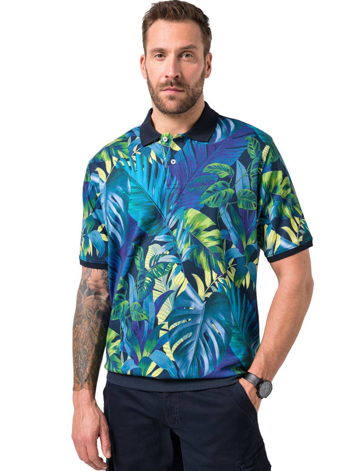 Poloshirt in navy blau