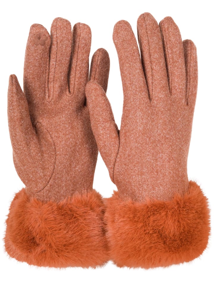 Touchscreen Handschuhe in Cognac