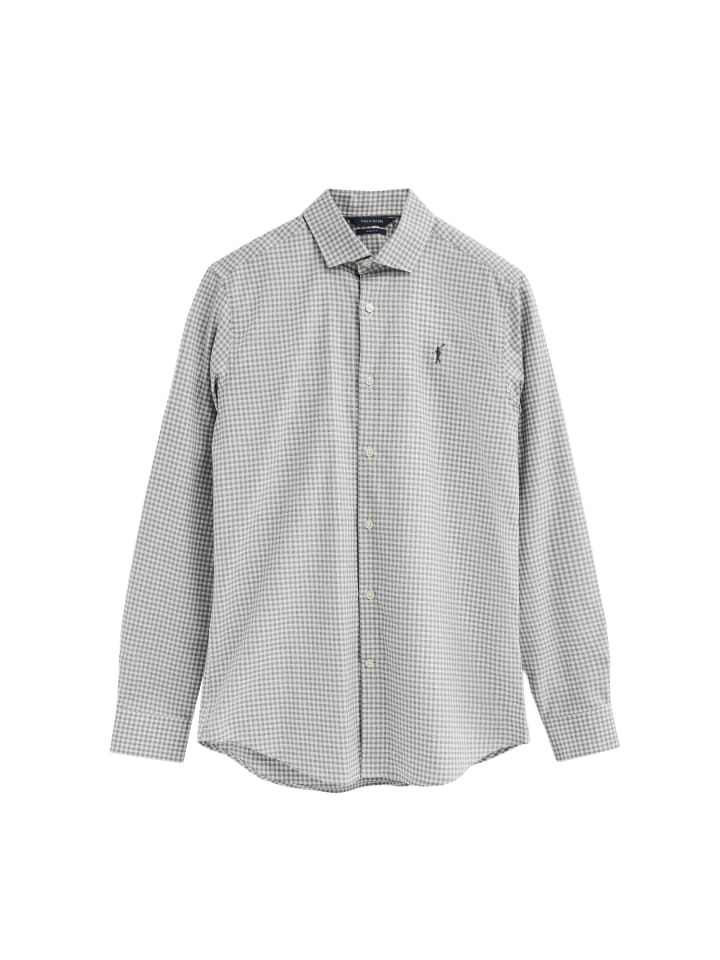Hemd MAN RIGBY GO VICHY LONG SLEEVE SLIM FIT in Grau