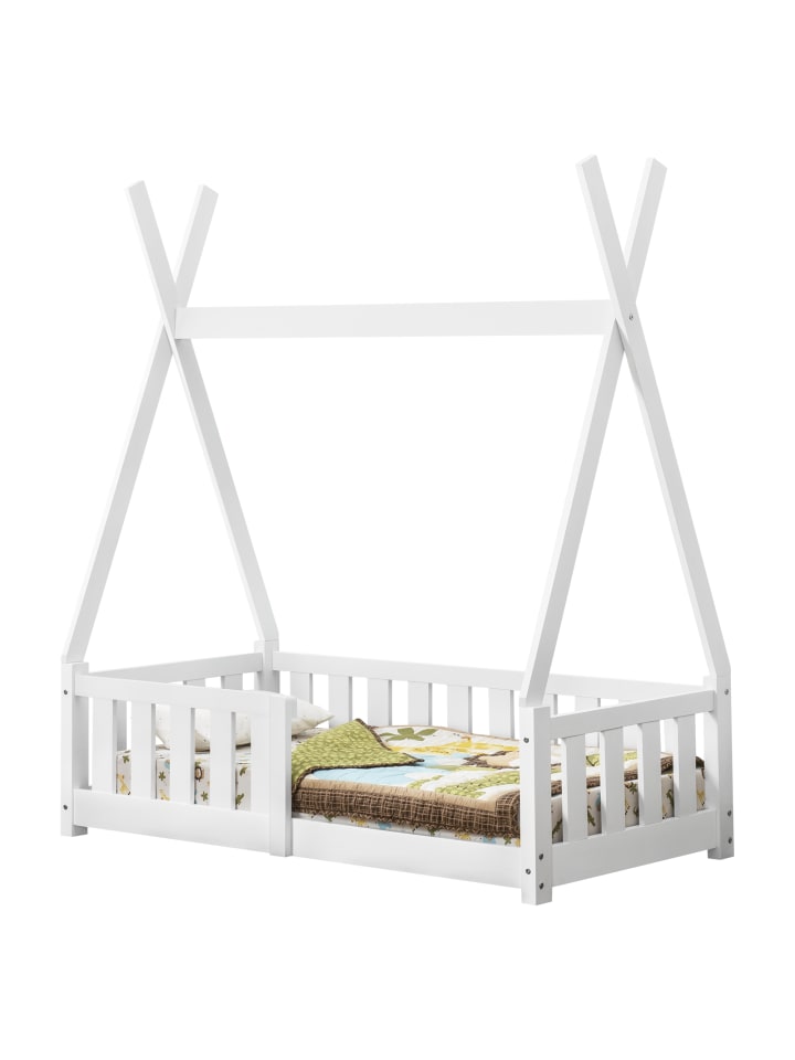 Kinderbett Helsingborg in Weiß (L)140cm (B)70cm