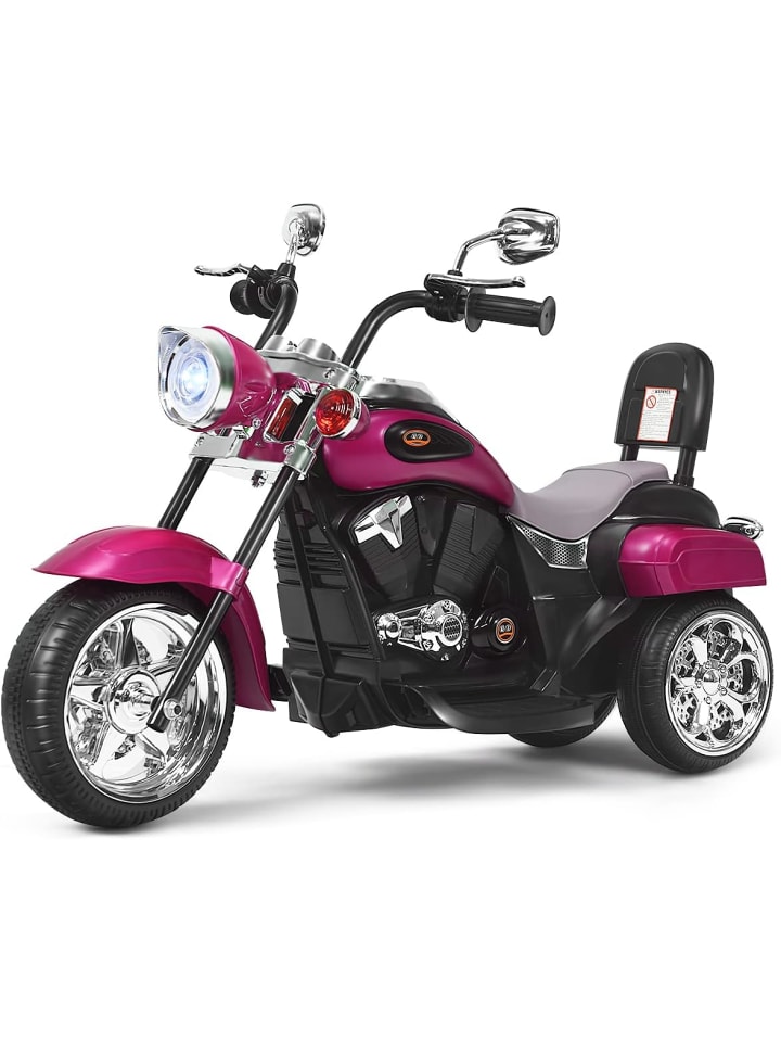 6V Elektro Motorrad in Lila