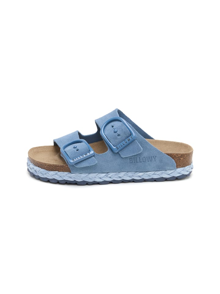 Pantoletten in blau