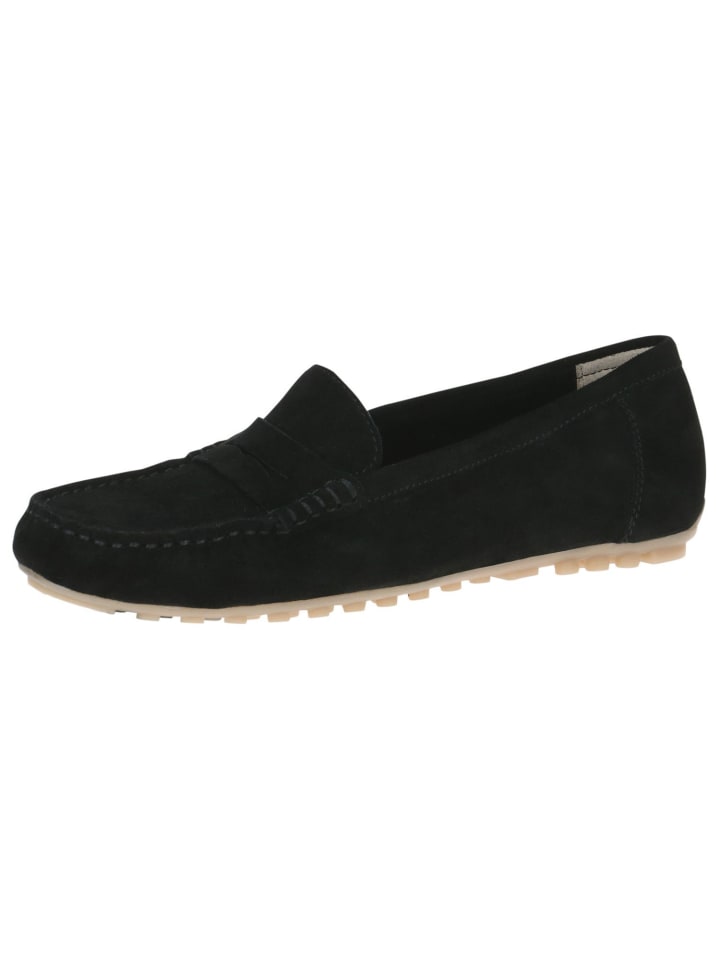 Mokassin in BLK DEER SUEDE