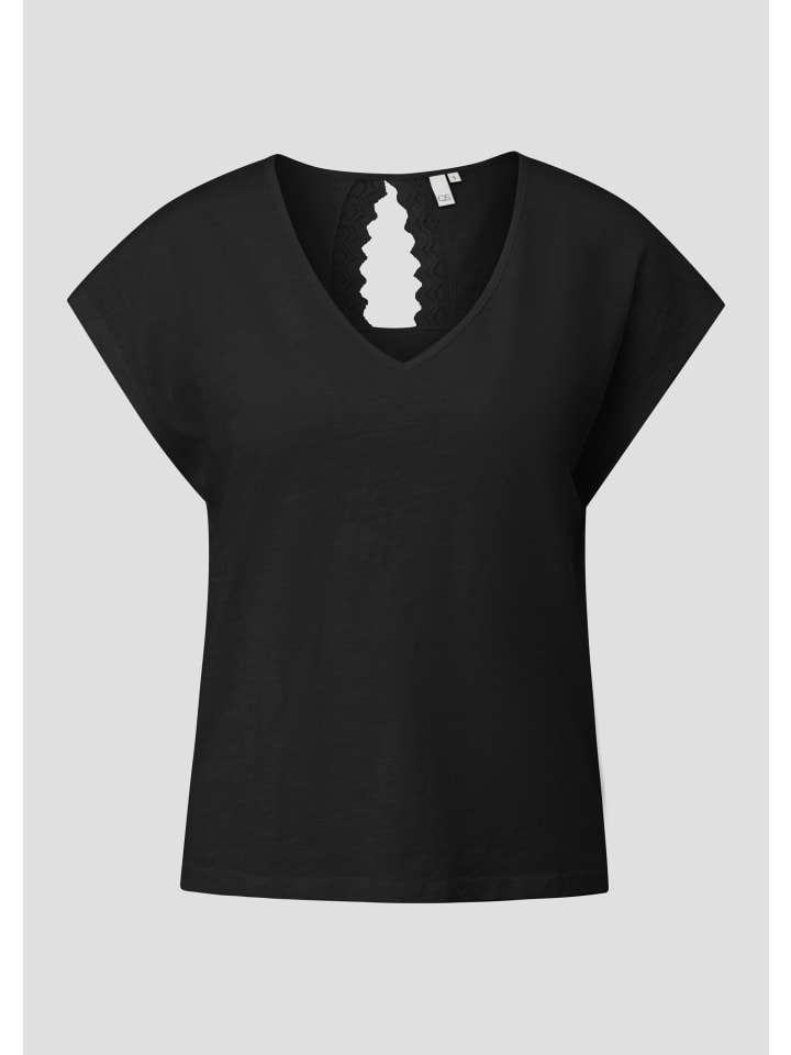 T-Shirt  in  9999_schwarz