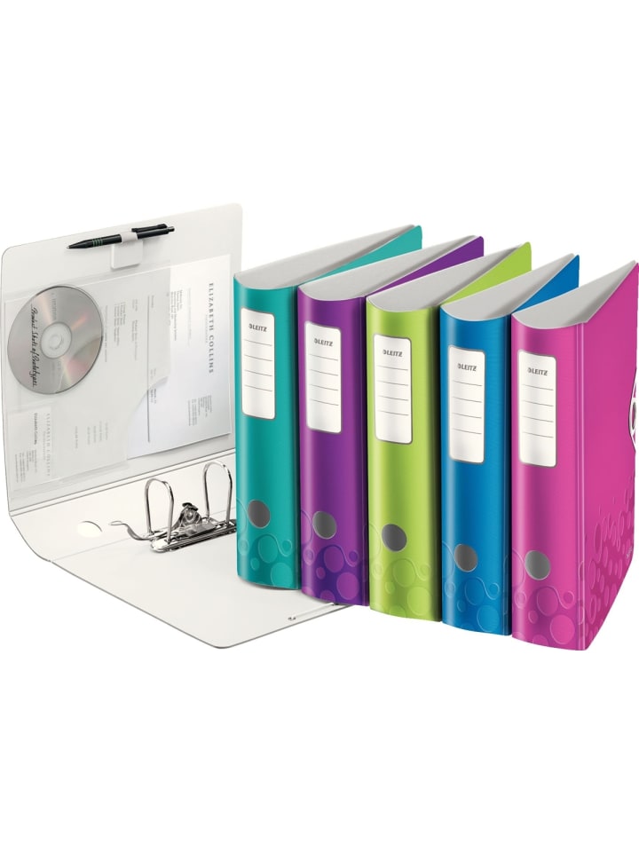 Ordner Active Wow A4 80mm Polyfoam sortiert