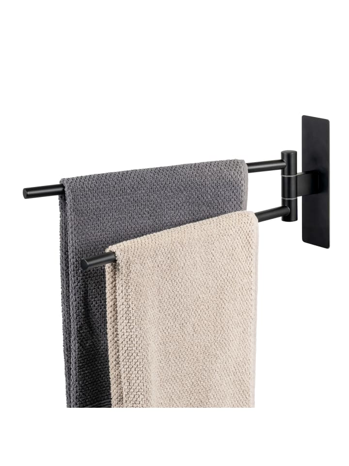 Handtuchhalter mit 2 Handtuchstangen ca. 43,5 x 18 x 6 cm (B/H/T)