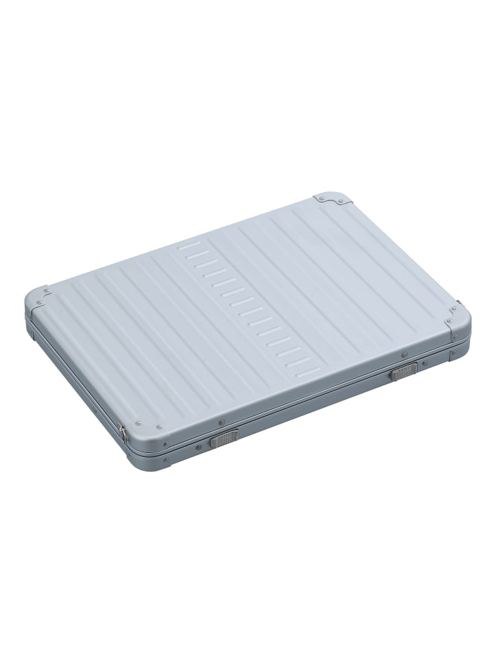 Laptophülle Aluminium 36 cm platinum