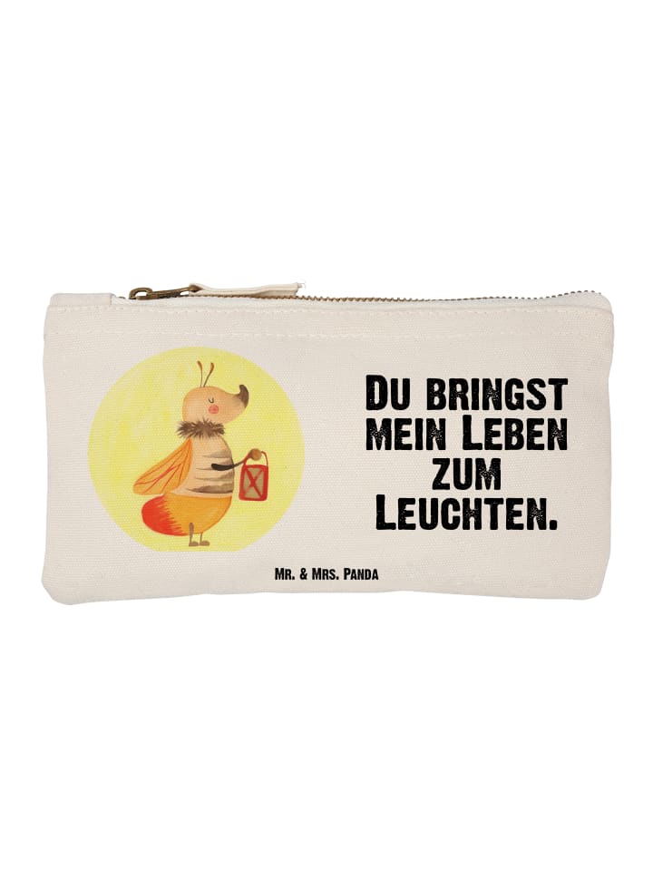 NeZeichenssaire Glühwürmchen mit Spruch in Weiß