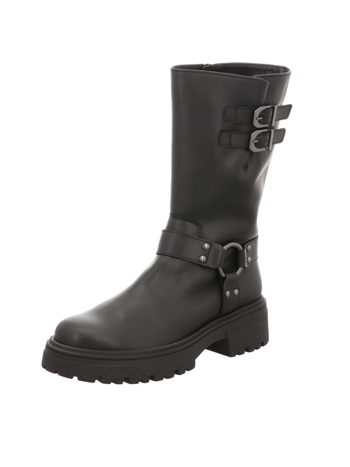 Stiefelette in schwarz