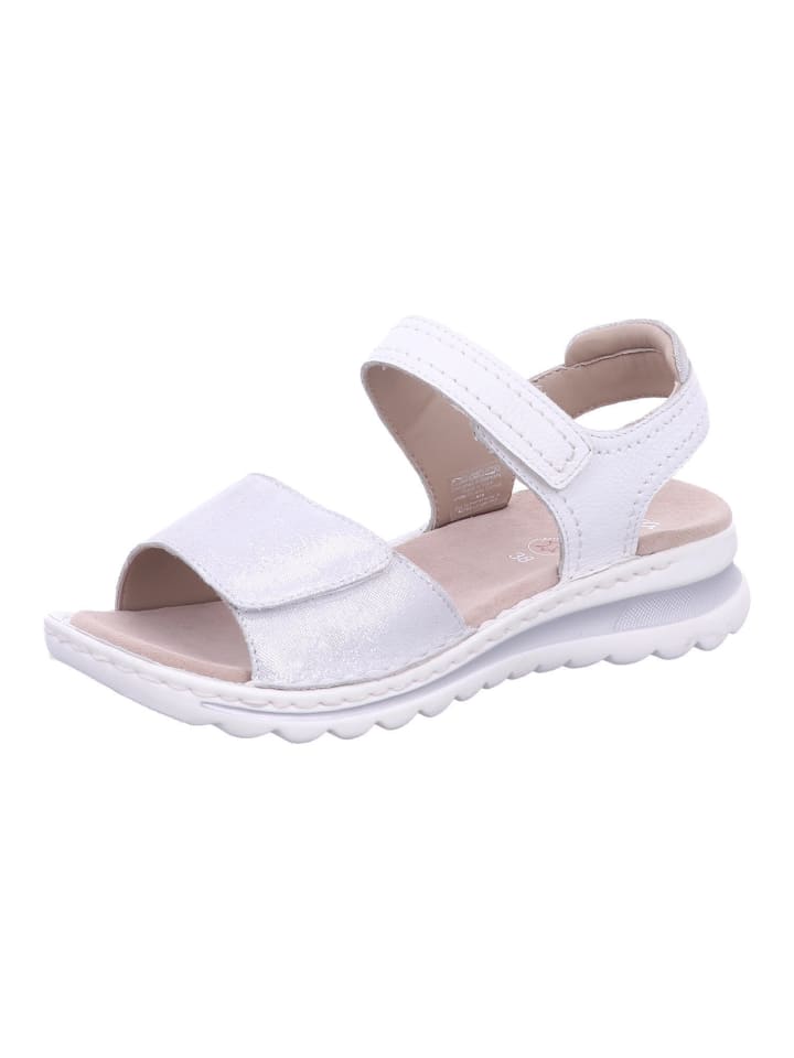 Sandale in silber