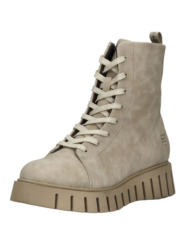 Stiefelette Beige