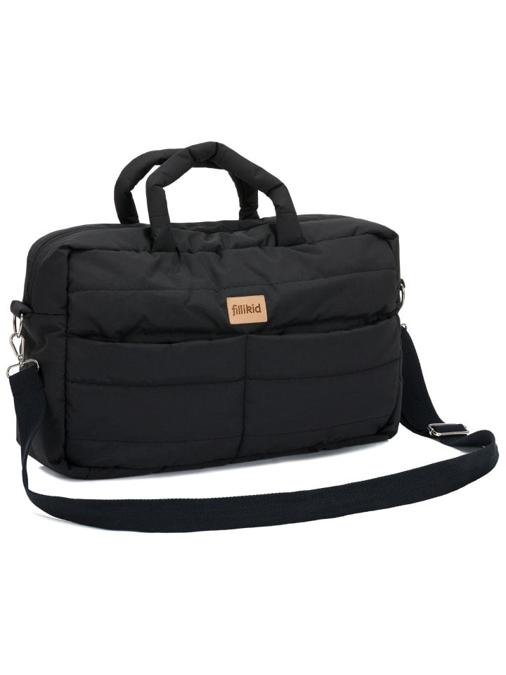 Wickeltasche Toulouse Exklusiv in Schwarz