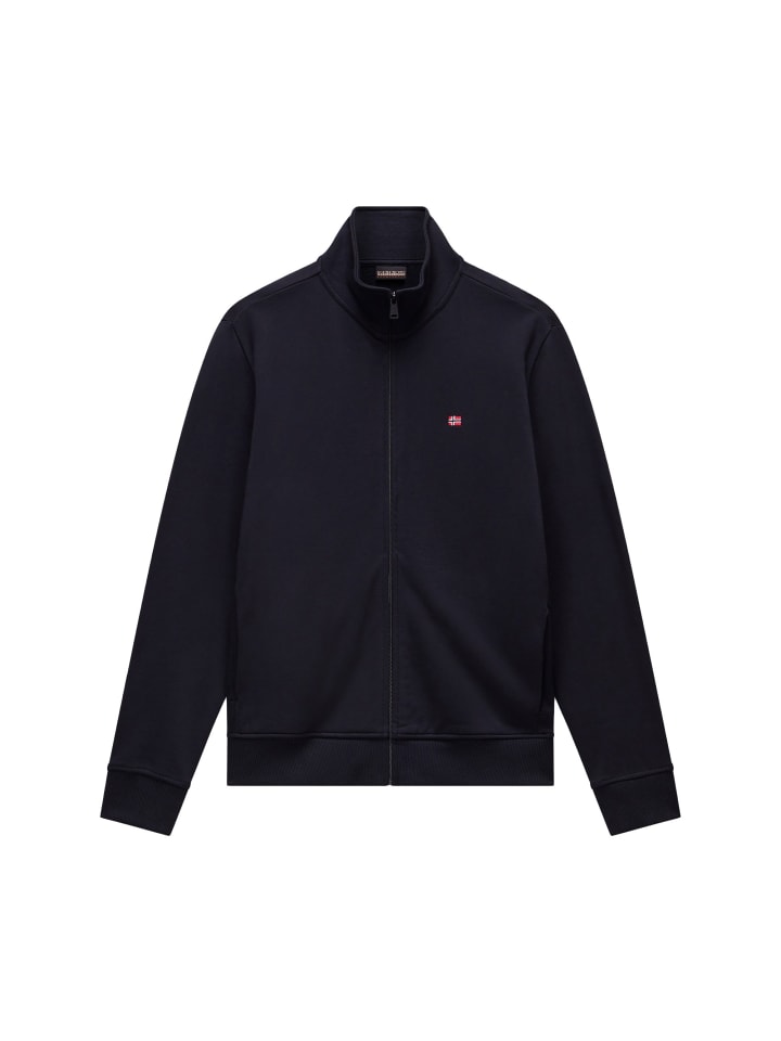 Sweatjacke in Schwarz