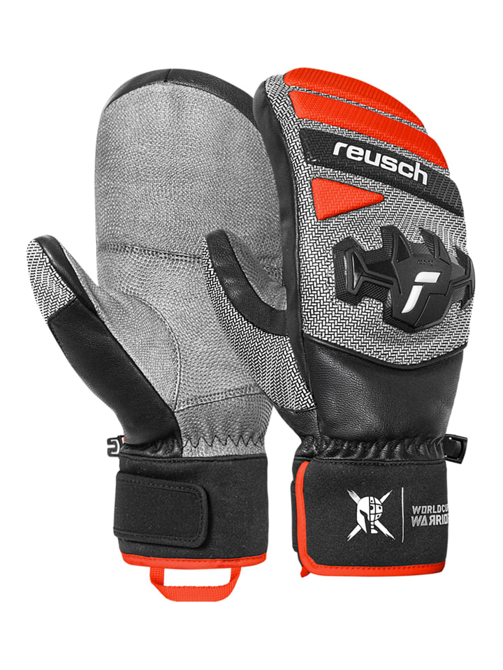 Fäustlinge Worldcup Warrior Team Mitten in 7588 blck/silver/fluo red