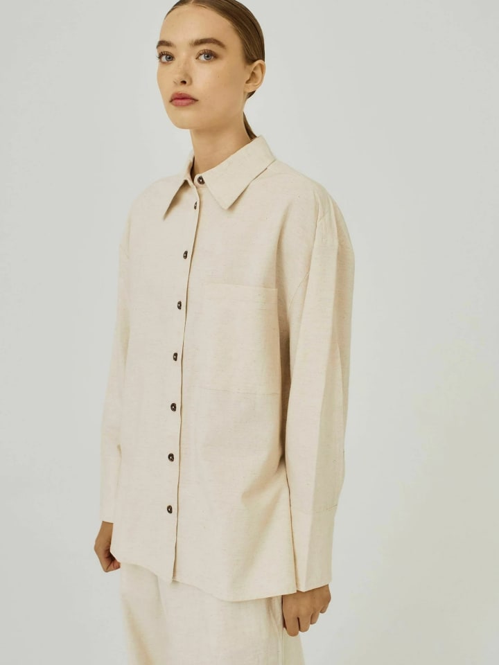Hemd Linea in Beige