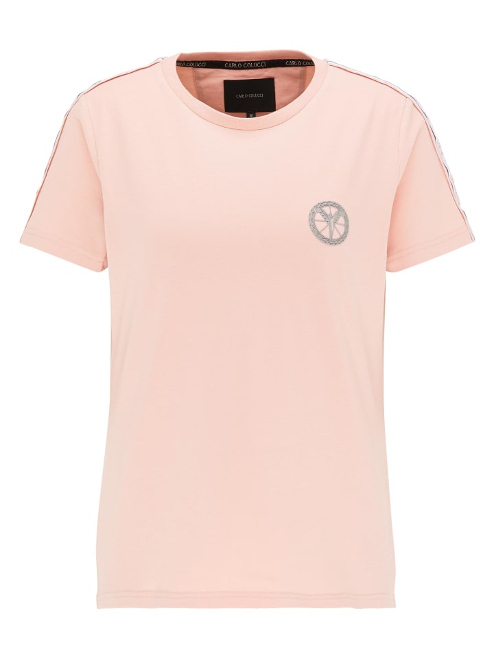 T-Shirt Castadelli in Rosa