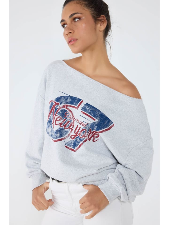 Sweatshirt im Grau