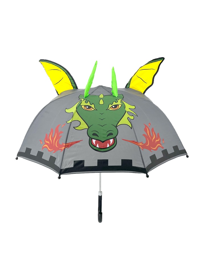 Regenschirm 3D Drache in Mehrfarbig