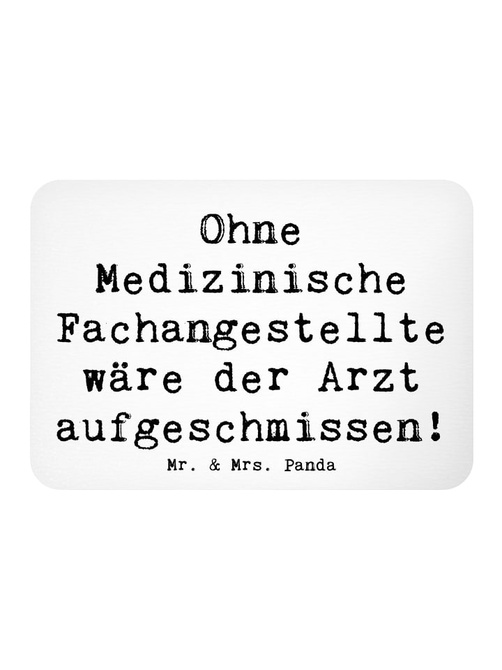 Magnet Spruch Medizinische Fachangestellte mit ... in Weiß