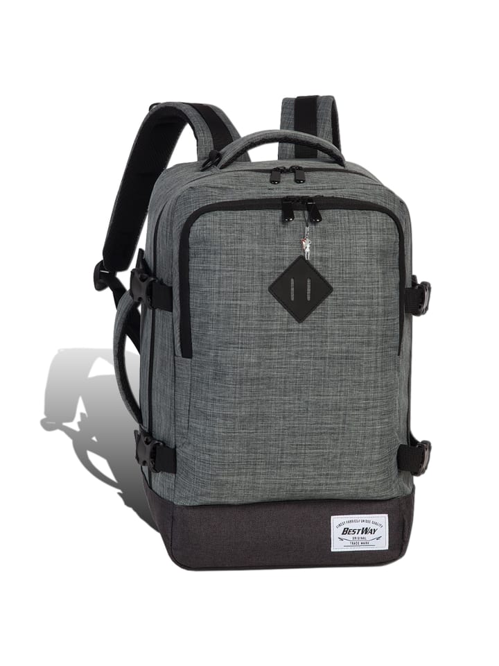 Flugbegleiter, Businessrucksack Polyester ca. 25cm breit ca. 40cm hoch