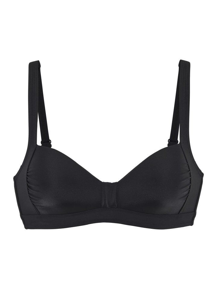 Bandeau-Bikini-Top in schwarz